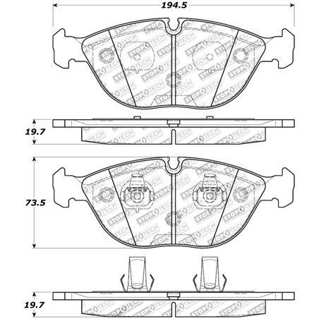 StopTech Street Touring Brake Pads