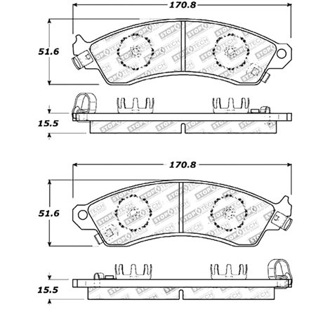 StopTech Street Touring Brake Pads