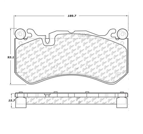 StopTech Mercedes Benz Front Street Touring Brake Pads