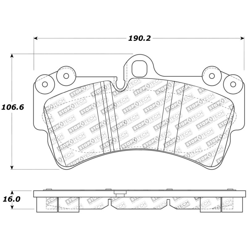 StopTech Street Touring Porsche Brake Pads