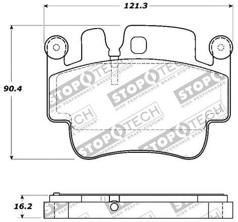 StopTech Street Touring 00-07 Porsche Boxster S / 06-07 Cayman Front Brake Pads