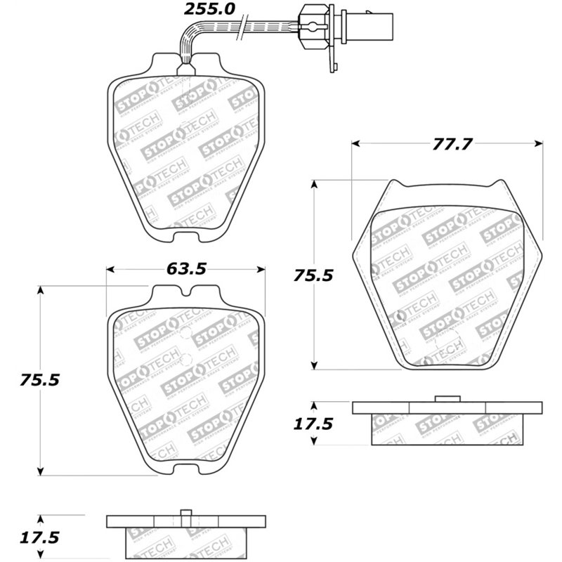 StopTech Street Touring Brake Pads