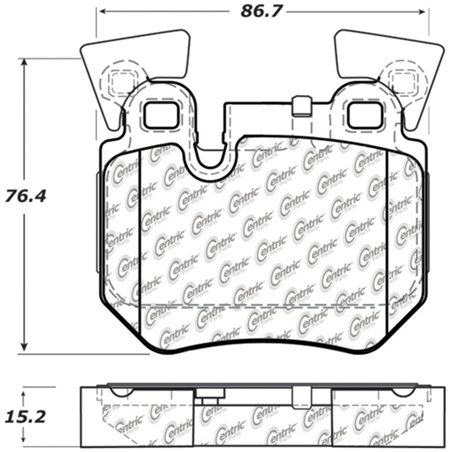 StopTech Street Touring 08-09 BMW 128i/135i Coupe Rear Brake Pads