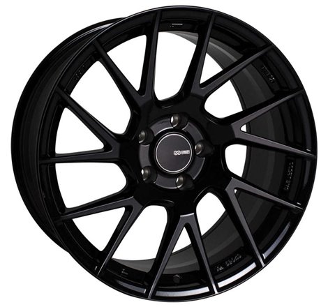 Enkei TM7 18x8.0 5x112 45mm Offset 72.6mm Bore Gloss Black Wheel