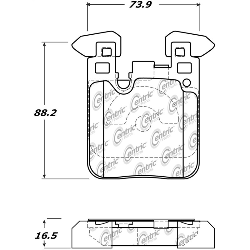 StopTech Street Performance Brake Pads BMW F22 M235i/F30 335i/F32 435i - Rear