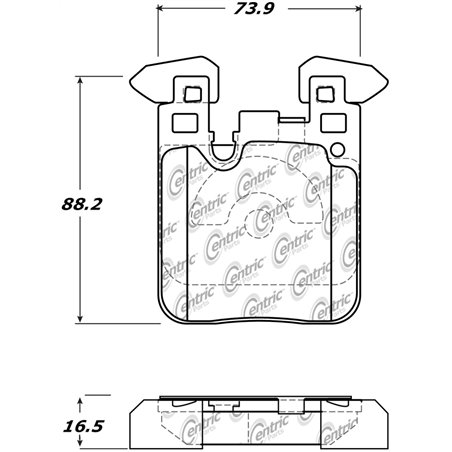 StopTech Street Performance Brake Pads BMW F22 M235i/F30 335i/F32 435i - Rear