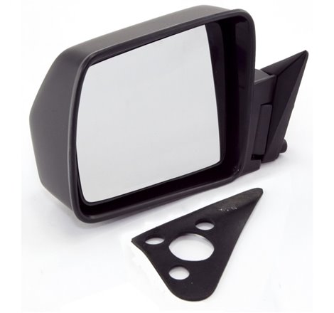 Omix Black Manual Left Side Mirror 84-96 Cherokee (XJ)