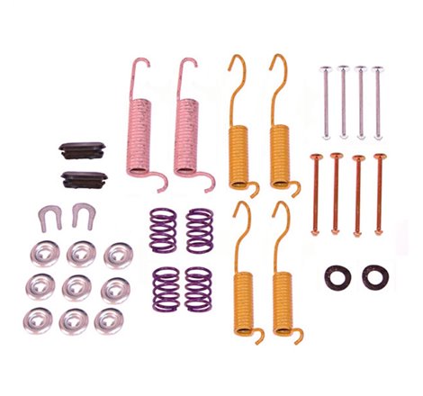 Omix Brake Shoe Hold Down Kit 10-In. 81-90 Jeep Models