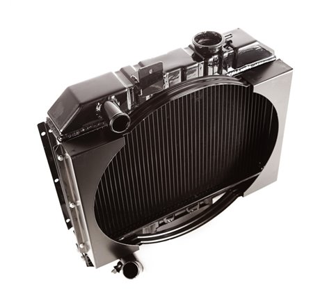 Omix Radiator w/ Fan Shroud 2 Row- 41-52 Willys Models