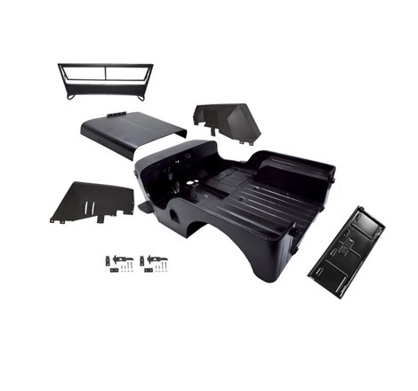 Omix Body Tub Kit with Willys Script 45-49 Willys CJ2A