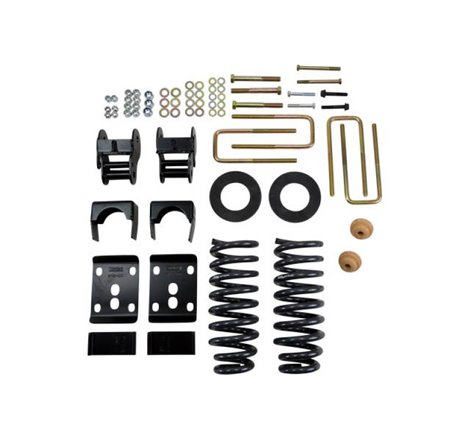 Belltech LOWERING KIT 09-13 Ford F150 Ext Cab Short Bed 2WD 2in or 3in F/4in Rear w/o Shocks