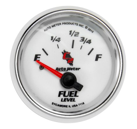 Autometer C2 Gauge Fuel Level 2 1/16in 16e To 158f Elec C2