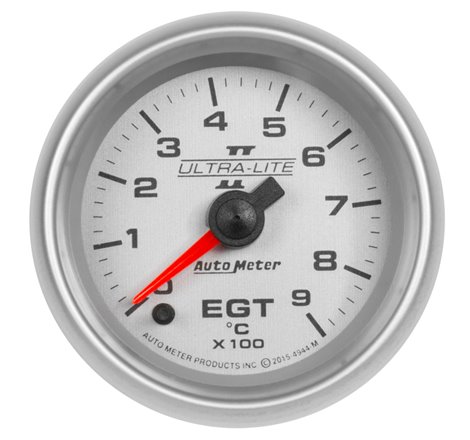 Autometer Ultra-Lite II Gauge Pyrometer (Egt) 2 1/16in 900c Digital Stepper Motor Ultra-Lite II