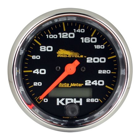 Autometer Pro-Cycle Gauge Speedo 3 3/4in 160 Mph Elec Black