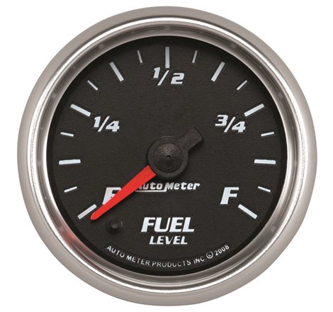 Autometer Pro-Cycle Gauge Fuel Level 2 1/16in 0-280 Programmable Black