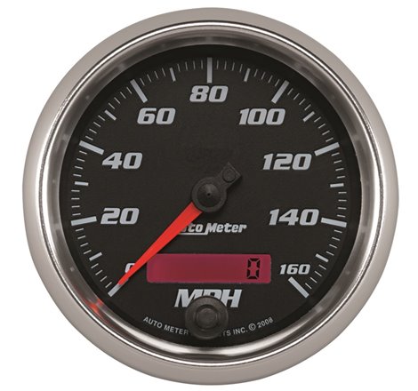 Autometer Pro-Cycle Gauge Speedometer 3 3/8in 160Mph Elec. Programmable Black