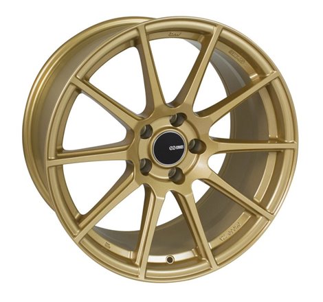 Enkei TS10 18x8 45mm Offset 5x100 Bolt Pattern 72.6mm Bore Dia Gold Wheel