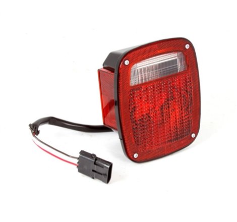 Omix Tail Light Black Housing LH 87-90 Jeep Wrangler