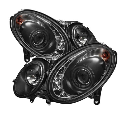 Spyder Mercedes Benz E-Class 03-06 Projector Xenon/HID Model- DRL- Blk PRO-YD-MBW21103-HID-DRL-BK