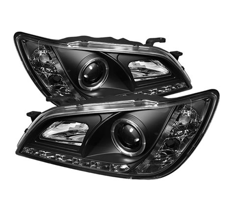 Spyder Lexus IS300 01-05 Projector Headlights Xenon/HID - LED Halo DRL Blk PRO-YD-LIS01-HID-DRL-BK