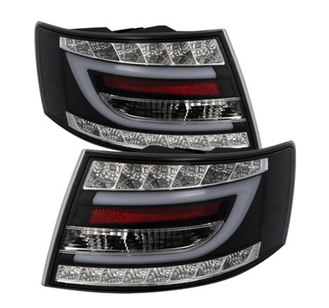 Spyder Audi A6 05-08 4Dr Sedan( not fit Quattro) Light Bar LED Tail Lights Blk ALT-YD-AA605-LBLED-BK