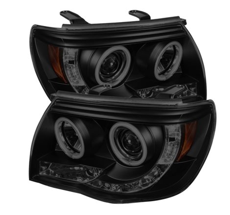 Spyder Toyota Tacoma 05-11 Projector Headlights CCFL Halo LED Blk Smke PRO-YD-TT05-CCFL-BSM