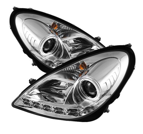 Spyder Mercedes Benz SLK 05-10 Projector Xenon/HID Model- DRL Chrm PRO-YD-MBSLK05-HID-DRL-C