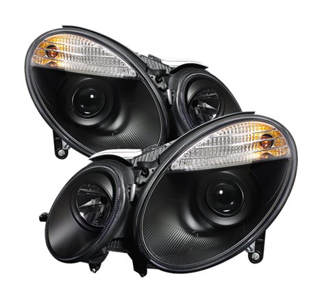 Spyder Mercedes Benz E-Class 03-06 Projector Headlights Xenon/HID Model- Blk PRO-YD-MBW21103-HID-BK