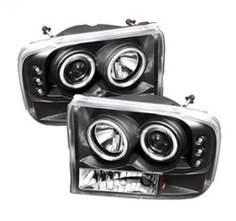 Spyder Ford F250 Super Duty 99-04 Projector Version 2 CCFL Halo LED Blk PRO-YD-FF25099-1P-G2-CCFL-BK