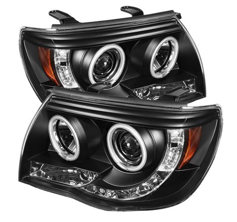 Spyder Toyota Tacoma 05-11 Projector Headlights CCFL Halo LED Blk High H1 Low H1 PRO-YD-TT05-CCFL-BK