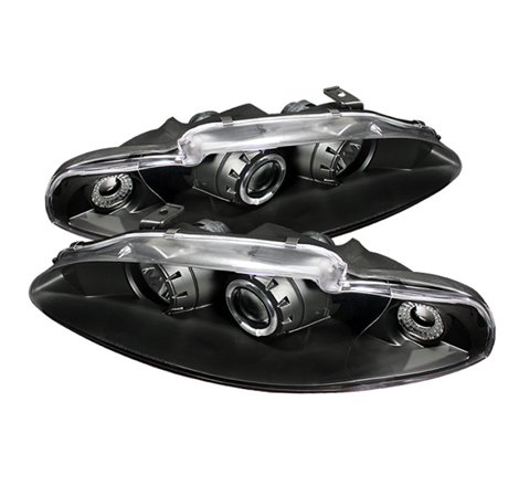 Spyder Mitsubishi Eclipse 95-96 Projector Headlights LED Halo Black High H1 Low H1 PRO-YD-ME95-HL-BK