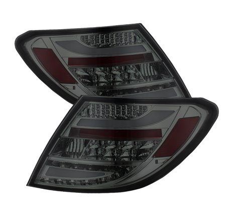 Spyder Mercedes Benz W204 C-Class 08-11 LED Tail Lights Incandescent - Smke ALT-YD-MBZC08-LED-SM