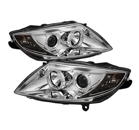 Spyder BMW Z4 03-08 Projector Headlights Xenon/HID Model Only - LED Halo Chrome PRO-YD-BMWZ403-HID-C