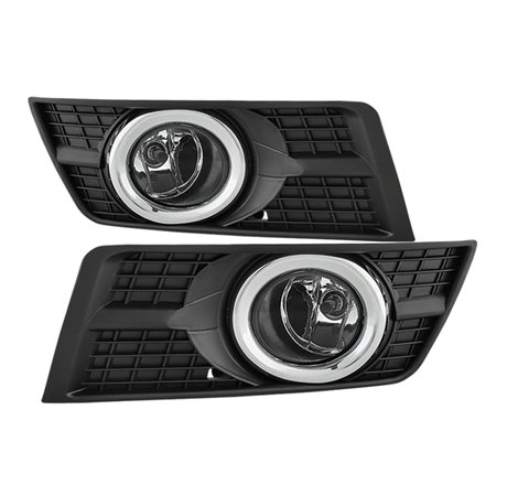 Spyder Cadillac SRX 2010-2015 OEM Style Fog Lights W/Universal Switch Clear FL-CASRX10-C