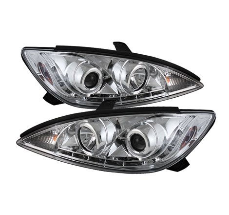 Spyder Toyota Camry 02-06 Projector Headlights DRL Chrome High H1 Low H1 PRO-YD-TCAM02-DRL-C