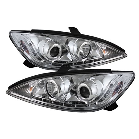 Spyder Toyota Camry 02-06 Projector Headlights DRL Chrome High H1 Low H1 PRO-YD-TCAM02-DRL-C