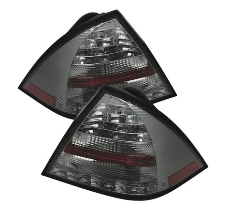 Spyder Mercedes Benz W203 C-Class 05-07 4DR Sedan LED Tail Lights Smoke ALT-YD-MBZC05-LED-SM