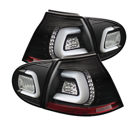 Spyder Volkswagen Golf V 06-09 LED TURN SIGNAL LED Tail Lights Black ALT-YD-VG03-LED-BK