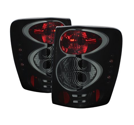 Spyder Jeep Grand Cherokee 99-04 Euro Style Tail Lights Black Smoke ALT-YD-JGC99-BSM