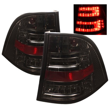 Spyder Mercedes Benz W163 M-Class ML 98-05 LED Tail Lights Smoke ALT-YD-MBW16398-LED-SM