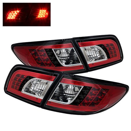 Spyder Mazda 6 03-08 4/5DR (Not fit Wagon)LED Tail Lights Black ALT-YD-M603-LED-BK