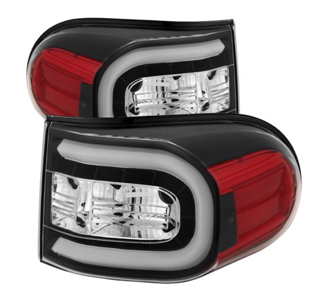 Spyder Toyota FJ Cruiser 07-13 Light Bar LED Tail Lights Black ALT-YD-TFJ07-LBLED-BK