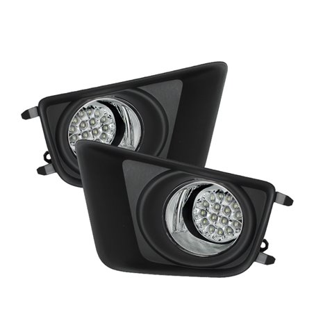 Spyder Toyota Tacoma 2012-2015 LED Fog Lights w/Switch Clear FL-LED-TTA2012-C