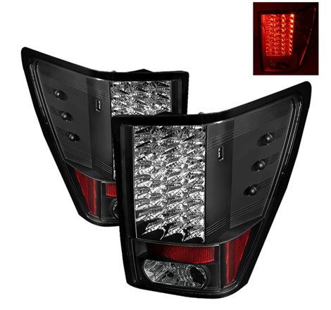 Spyder Jeep Grand Cherokee 07-10 LED Tail Lights Black ALT-YD-JGC07-LED-BK