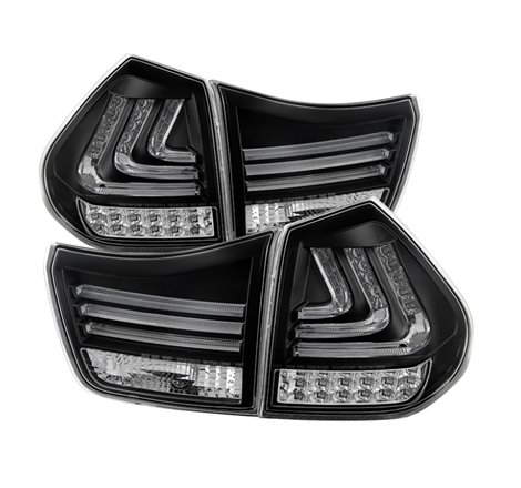 Spyder Lexus RX330/RX350 04-09 LED Tail Lights Black ALT-YD-LRX04-LED-BK