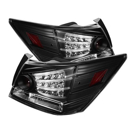 Spyder Honda Accord 08-12 4DR LED Tail Lights Black ALT-YD-HA08-4D-LED-BK