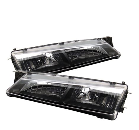 Spyder Nissan 240SX 97-98 Crystal Headlights Black HD-YD-N294-BK