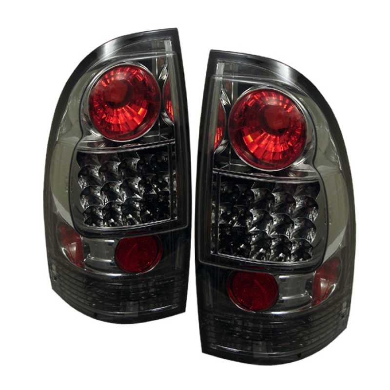 Spyder Toyota Tacoma 05-15 LED Tail Lights Smoke ALT-YD-TT05-LED-SM