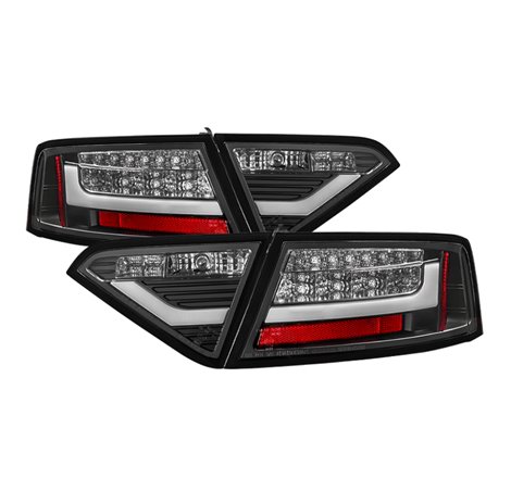 Spyder Audi A5 08-12 LED Tail Lights Black ALT-YD-AA508-LED-BK