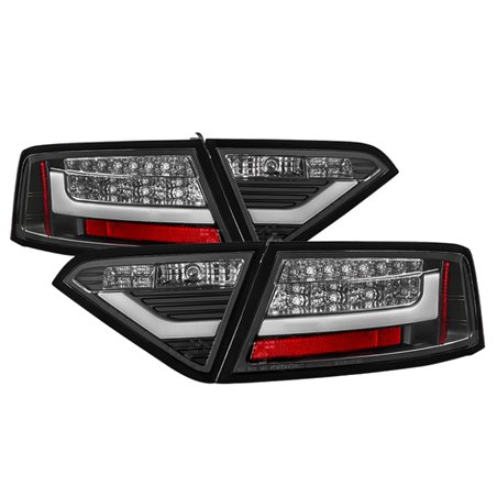 Spyder Audi A5 08-12 LED Tail Lights Black ALT-YD-AA508-LED-BK